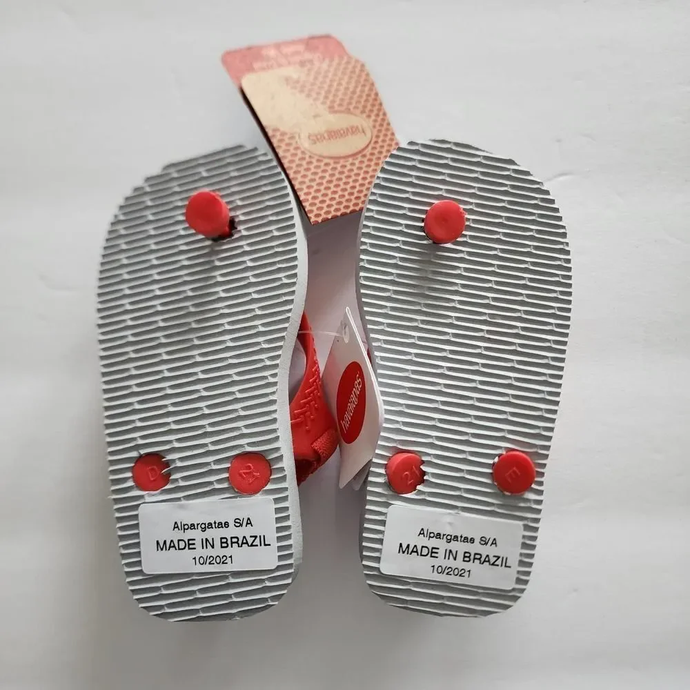 NEW Havaianas Kids' Baby Spiderman flip‎ flops sandals with back strap Size 7  C